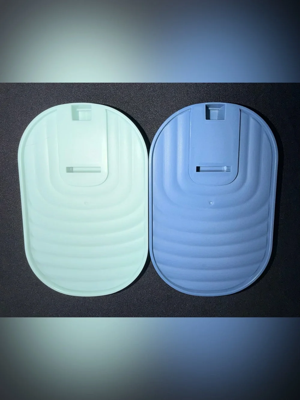 LVYKING Two Piece Spoon Rest Foldable Pot Lid Holder Blue Green BRAND NEW